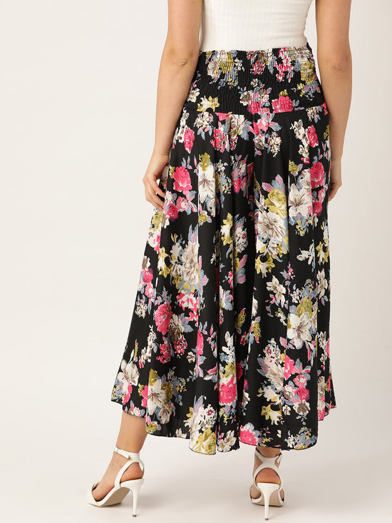 Floral Print Palazzo Pants