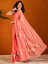 Saree Mall Women's Chiffon Pink Printed Designer Saree With Blouse Piece-PAINTING101