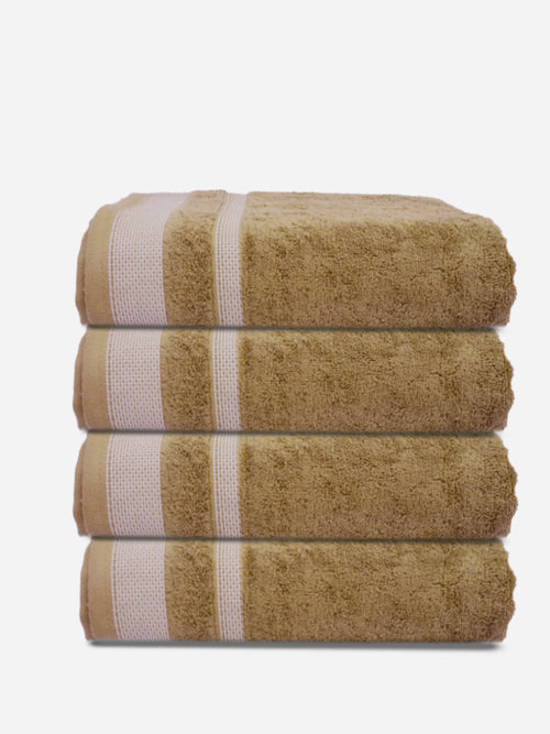 Athom Living Premium Cotton Bath Towel Pack of 4-PER-AAAA