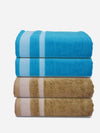 Athom Living Premium Cotton Bath Towel Pack of 4-PER-AADD