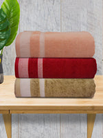 Athom Living Premium Cotton Bath Towel Pack of 3-PER-ABE