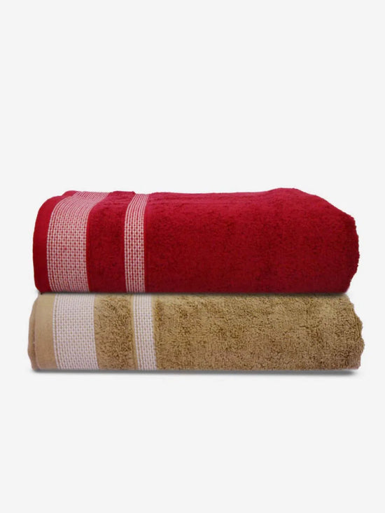 Athom Living Premium Cotton Bath Towel Pack of 2-PER-AB