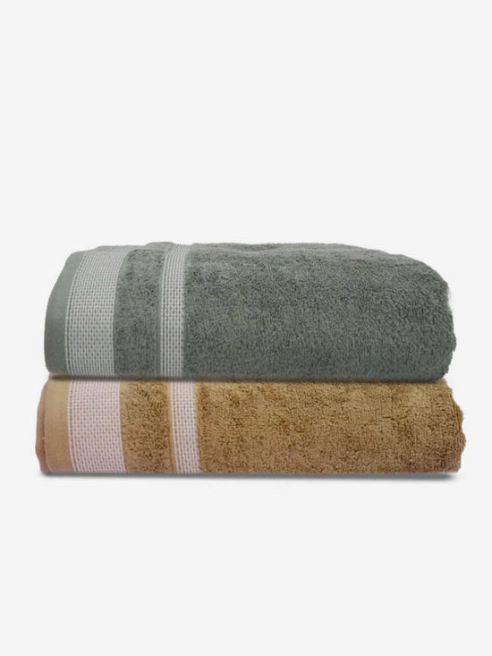 Athom Living Premium Cotton Bath Towel Pack of 2-PER-AC