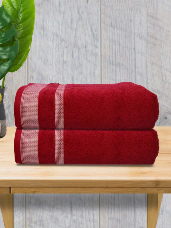 Athom Living Premium Cotton Bath Towel Pack of 2-PER-BB