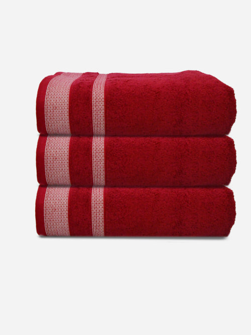 Athom Living Premium Cotton Bath Towel Pack of 3-PER-BBB