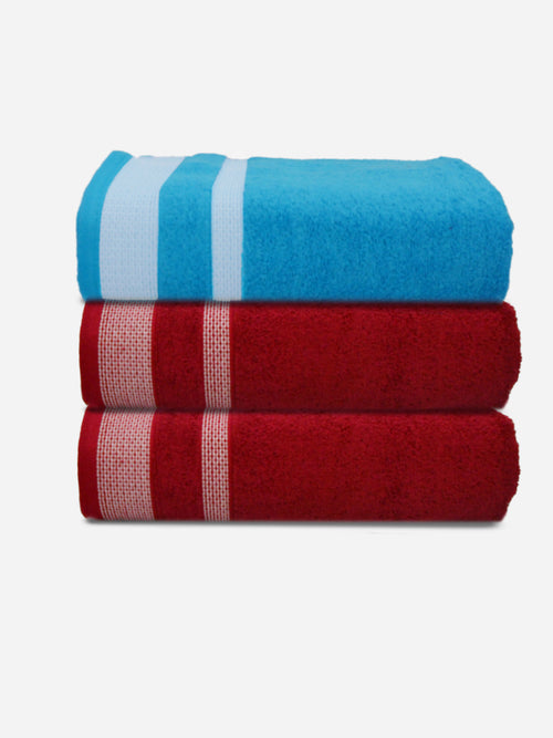 Athom Living Premium Cotton Bath Towel Pack of 3-PER-BBD