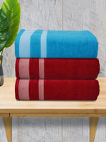 Athom Living Premium Cotton Bath Towel Pack of 3-PER-BBD