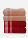 Athom Living Premium Cotton Bath Towel Pack of 4-PER-BBEE