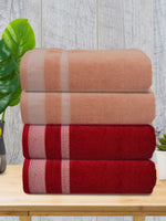 Athom Living Premium Cotton Bath Towel Pack of 4-PER-BBEE