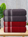 Athom Living Premium Cotton Bath Towel Pack of 4-PER-BBFF