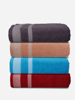 Athom Living Premium Cotton Bath Towel Pack of 4-PER-BDEF