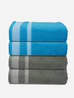 Athom Living Premium Cotton Bath Towel Pack of 4-PER-CCDD