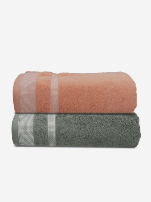 Athom Living Premium Cotton Bath Towel Pack of 2-PER-CE