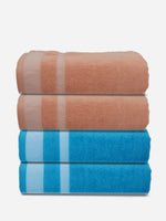 Athom Living Premium Cotton Bath Towel Pack of 4-PER-DDEE