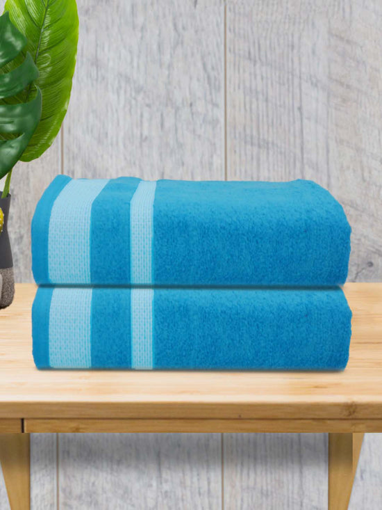 Athom Living Premium Cotton Bath Towel Pack of 2-PER-DD