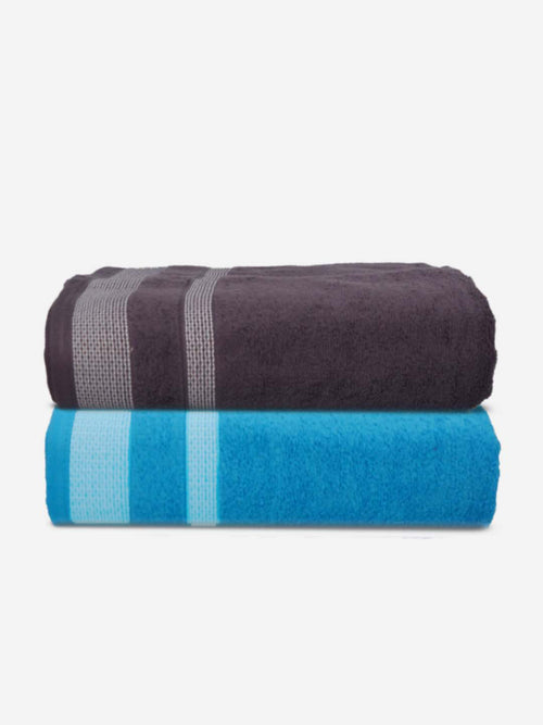 Athom Living Premium Cotton Bath Towel Pack of 2-PER-DF