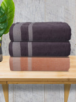 Athom Living Premium Cotton Bath Towel Pack of 3-PER-EFF