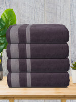 Athom Living Premium Cotton Bath Towel Pack of 4-PER-FFFF