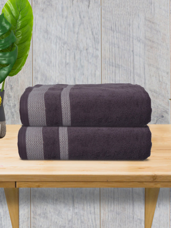 Athom Living Premium Cotton Bath Towel Pack of 2-PER-FF