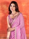 Saree Mall Women's Chiffon Pink Embellished Designer Saree With Blouse Piece-PIHU106