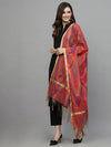 Women's Self Design Unique Silk Blend Dupatta