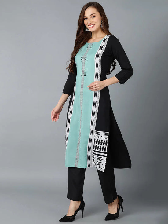 Ahika Women Crepe Geometric Printed-PK1633A_XS