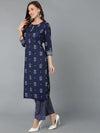 Ahika Women Cotton Floral Printed Kurta With-PKSET1044A_XS