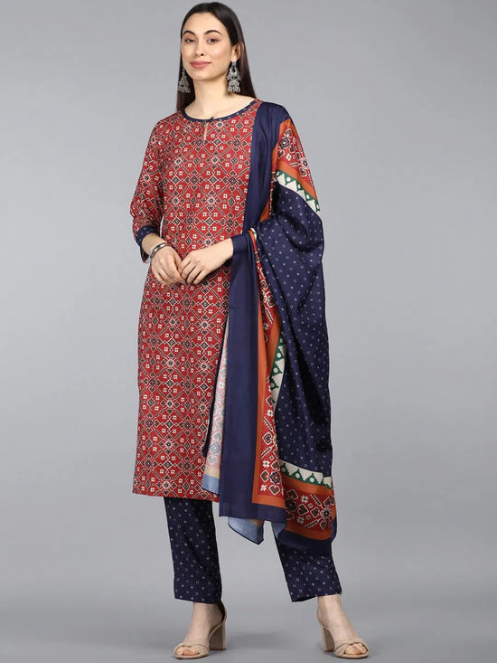 Ahika Poly Crepe Printed Kurta Pant Dupatta-PKSKD1023AB_S