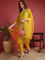 Ahika Polyester Solid Yellow Indian Ethnic-PKSKD2434_XS