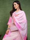 Ahika Women Cream Cotton Blend Floral Printed Straight Kurta Trouser With Dupatta