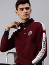 Men Solid Multi Sweatshirt-PRFL1062-Maroon