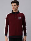 Men Solid Multi Sweatshirt-PRFL1062-Maroon