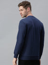 Men Graphic Navy Blue Sweatshirt-PRFL1102A-Navy