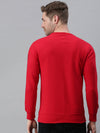 Men Printed Red Sweatshirt-PRFL1102A-Red