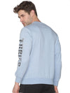 Men Printed Blue Sweatshirt-PRFL1102-Skyblue