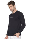 Men Solid Navy Blue Sweatshirt-PRFL1104-Navy