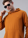 Men Solid Mustard Sweatshirt-PRFL1105-Mustard