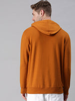 Men Solid Mustard Sweatshirt-PRFL1105-Mustard