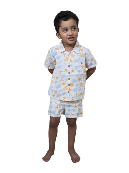 Boys' Resort Wear Shirt and Shorts Set