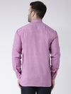 Hangup Men Slim Solid Men's Indian Wear-PurpleShortKurta