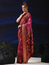 Saree Mall Women's Dola  Pink Printed Designer Saree With Blouse Piece-RAJWADI04A