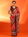 Saree Mall Women's Dola  Red Printed Designer Saree With Blouse Piece-RAJWADI20B