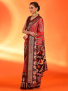 Saree Mall Women's Dola  Red Printed Designer Saree With Blouse Piece-RAJWADI20B