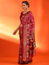 Saree Mall Women's Dola  Pink Printed Designer Saree With Blouse Piece-RAJWADI20H