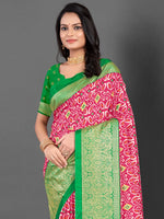 Saree Mall Women's Dola  Green Printed Designer Saree With Blouse Piece-RAJWADI35B