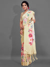 Saree Mall Women's Crepe Yellow Digital Print Ready To Wear With Blouse Piece-RTW5FLWR509