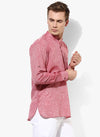 Hangup Men Slim Solid Men's Indian Wear-RedKurta