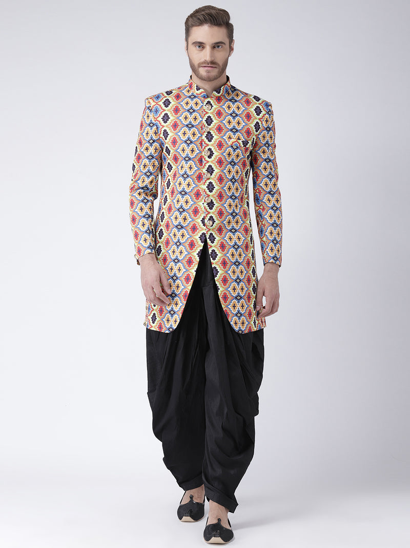 Hangup Men Standard Printed Men's Indian Wear-S1Indo112