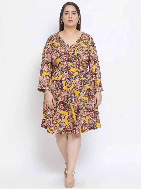 Floral Future Plus Size Women Dress