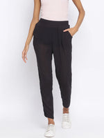 Black Rose Women Rayon crepe Pant